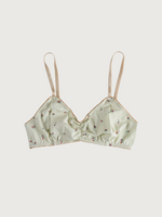 PRINTED COTTON Posy Bralette