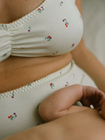 PRINTED COTTON Posy High Waisted Bottoms