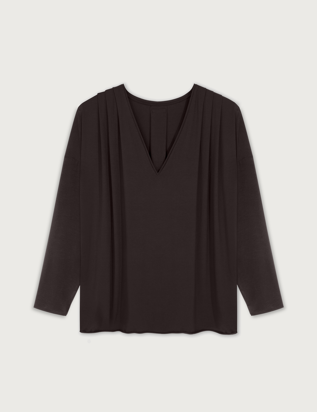 Longsleeve Nursing Top · mocca brown