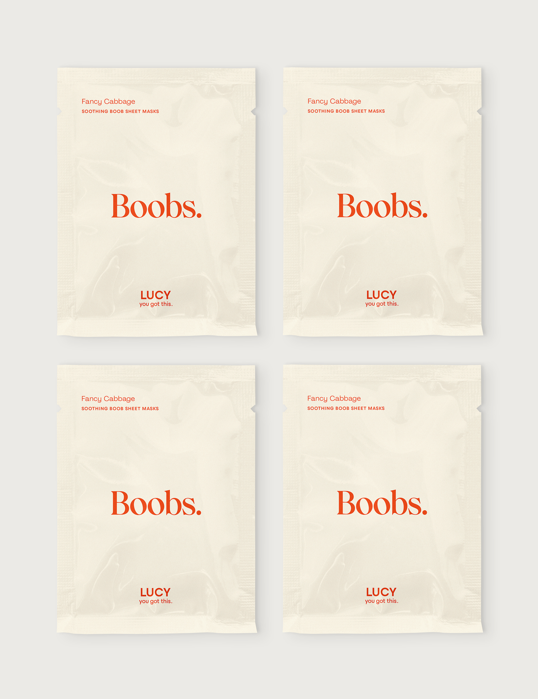 LUCY Boobs Sheet Mask (4x2pcs)