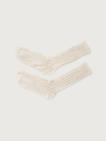 Alpaca Bed Socks · creamy white