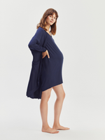 Nursing Dress · navy blue