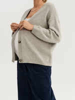 Merino Cardigan · grey