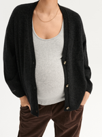 Merino Cardigan · graphite