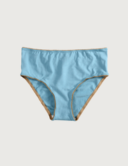 COTTON Cornflower Blue High Waisted Bottoms