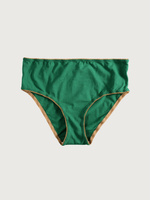 COTTON Emerald Green High Waisted Bottoms