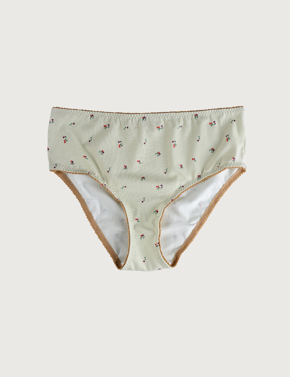 PRINTED COTTON Posy High Waisted Bottoms