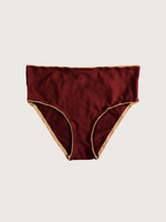 COTTON Mulberry Red High Waisted Bottoms