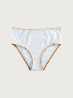 COTTON White High Waisted Bottoms