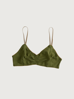 COTTON Olive Green Bralette