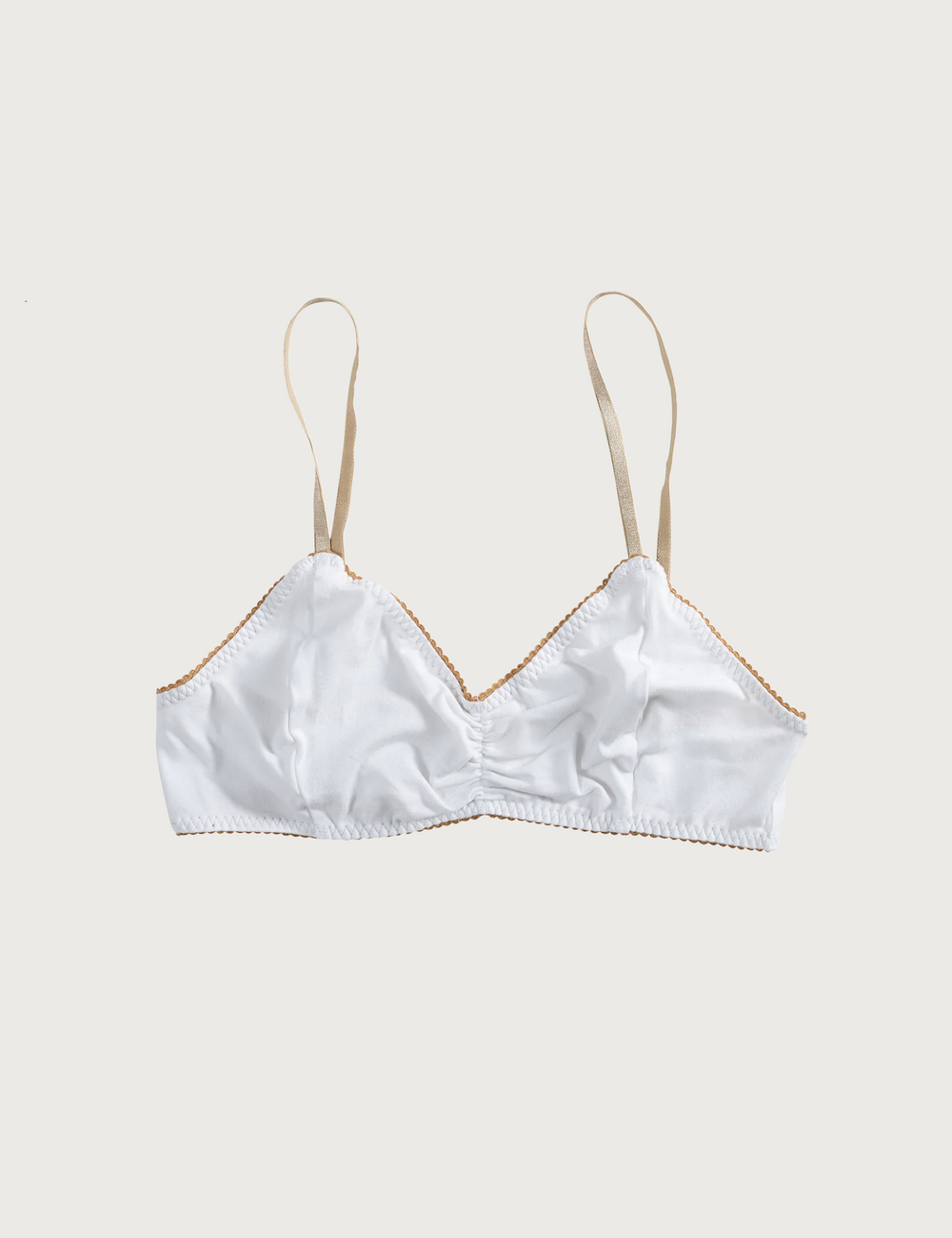 COTTON White Bralette