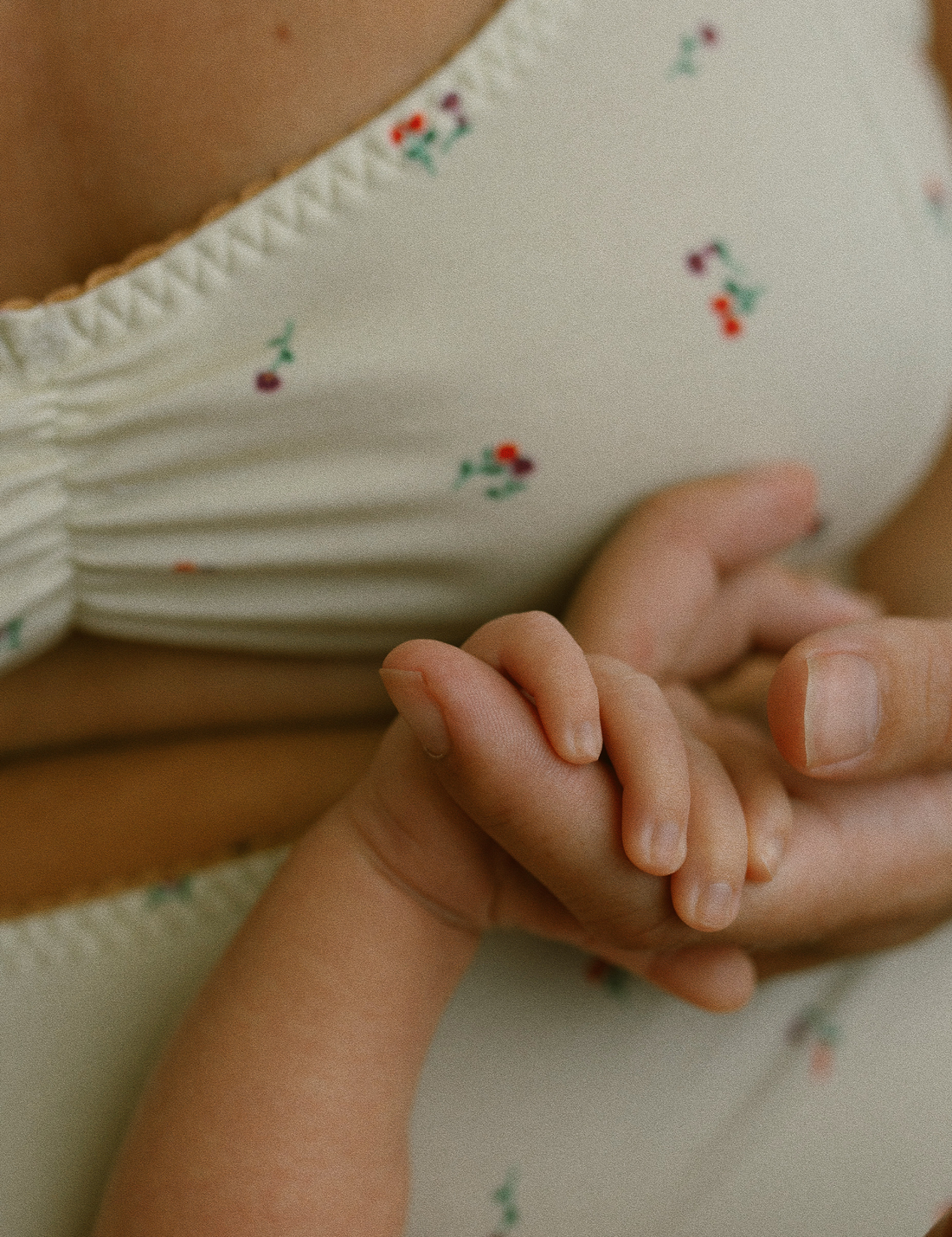 PRINTED COTTON Posy Bralette