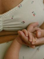 PRINTED COTTON Posy Bralette