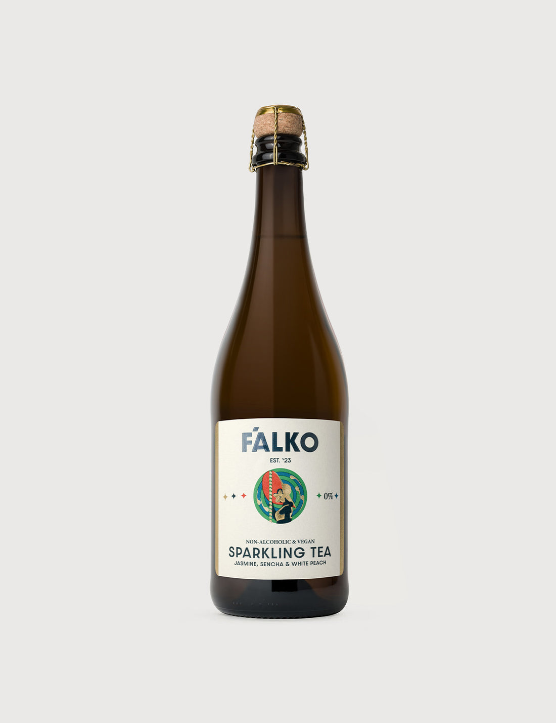 F'ALKO 750 ml · Sparkling Jasmine Tea 0,0%