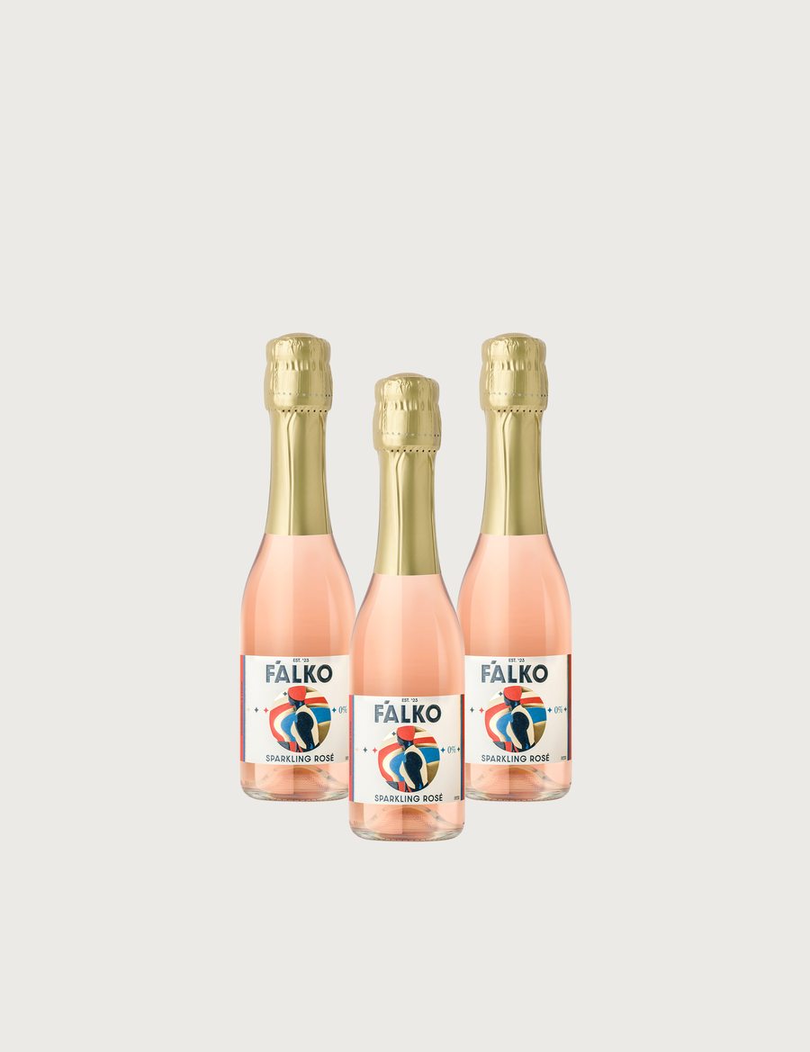 3-pack MINI F'ALKO Sparkling Rosé 0% (200 ml)