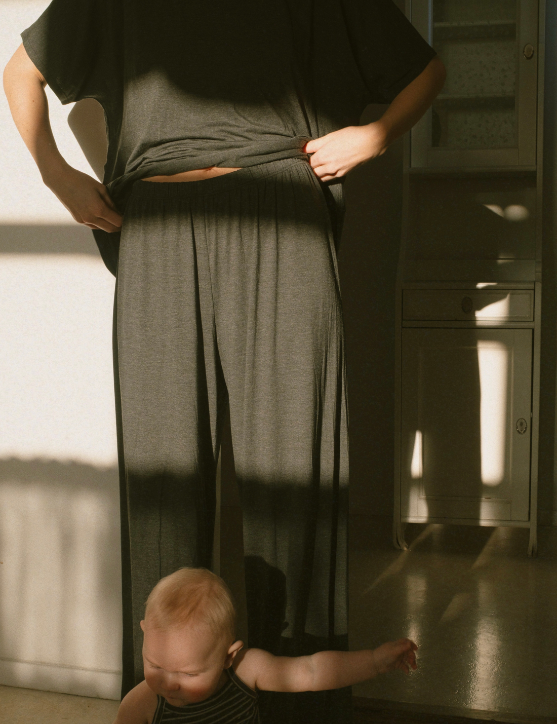 Boyfriend Pants · vintage grey