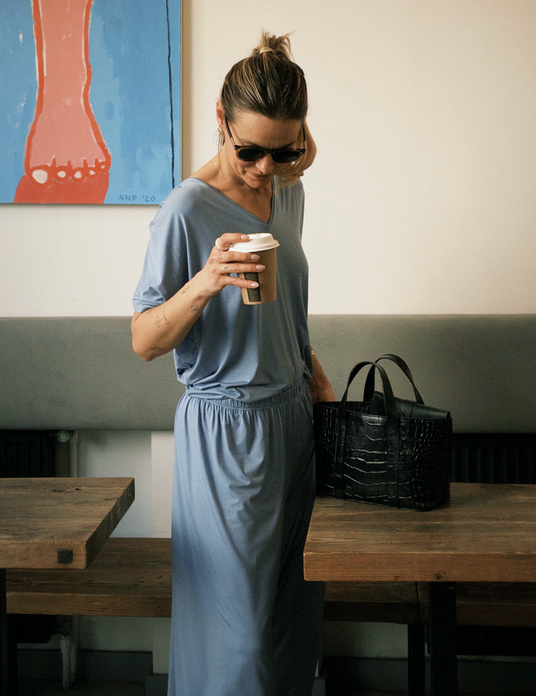 Boyfriend Pants · stormy blue