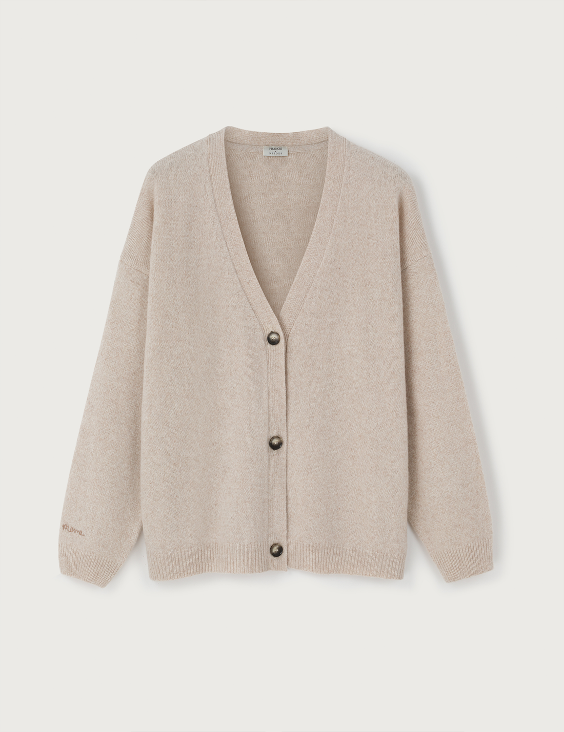 Merino Cardigan · beige