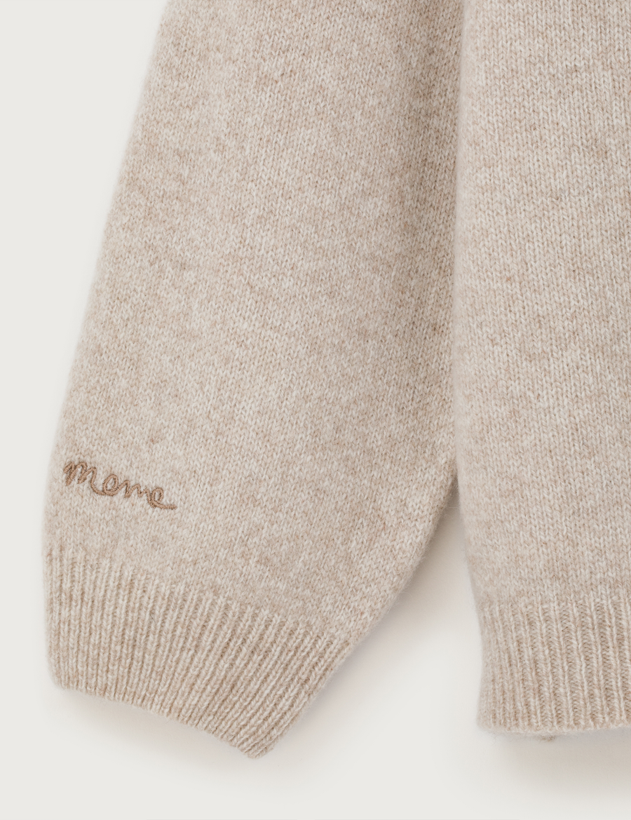 Merino Cardigan · beige