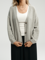 Merino Cardigan · grey