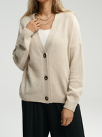 Merino Cardigan · beige