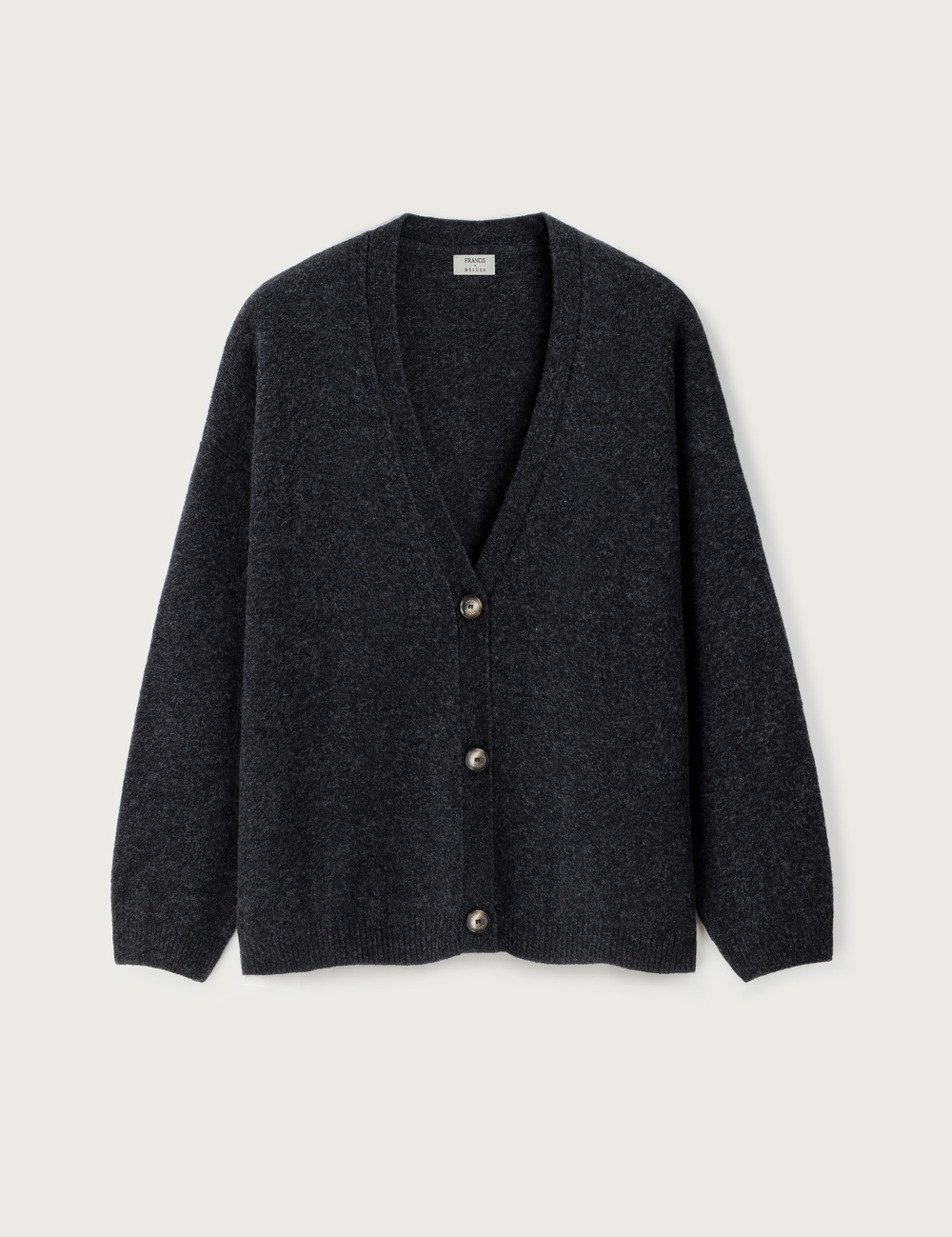 Merino Cardigan · graphite