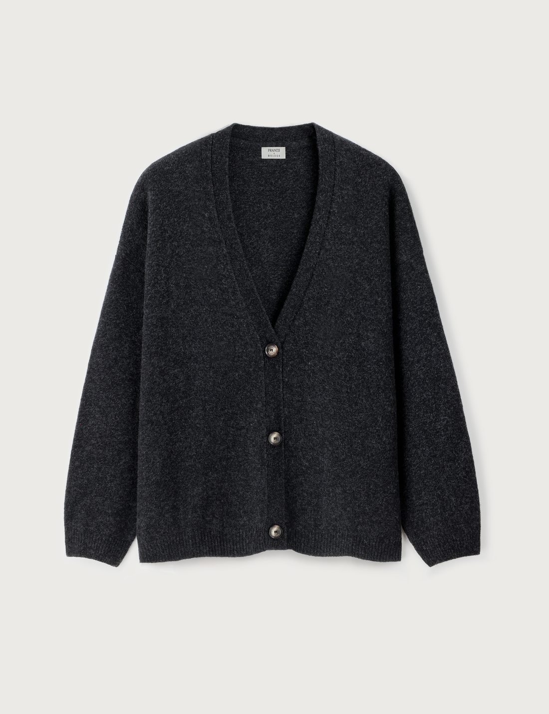 Merino Cardigan · graphite