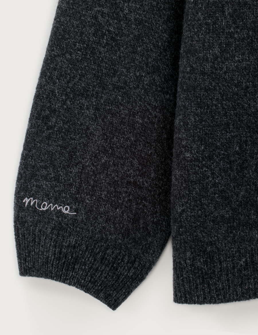 Merino Cardigan · graphite