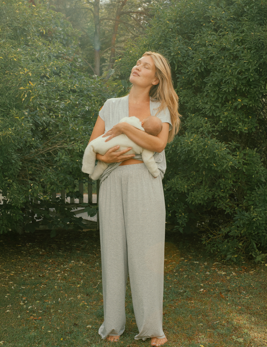 Boyfriend Pants · light grey
