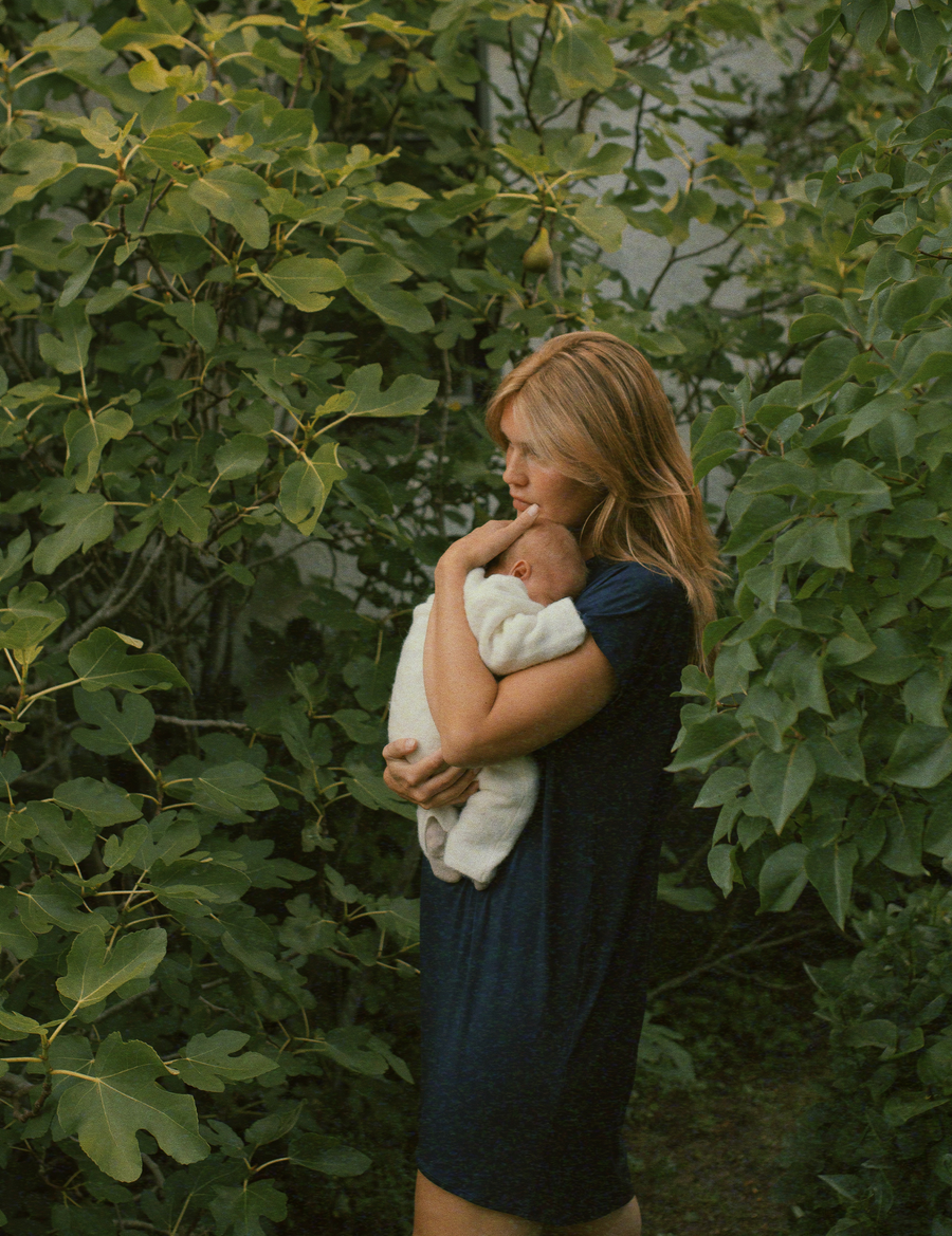 Nursing Dress · navy blue
