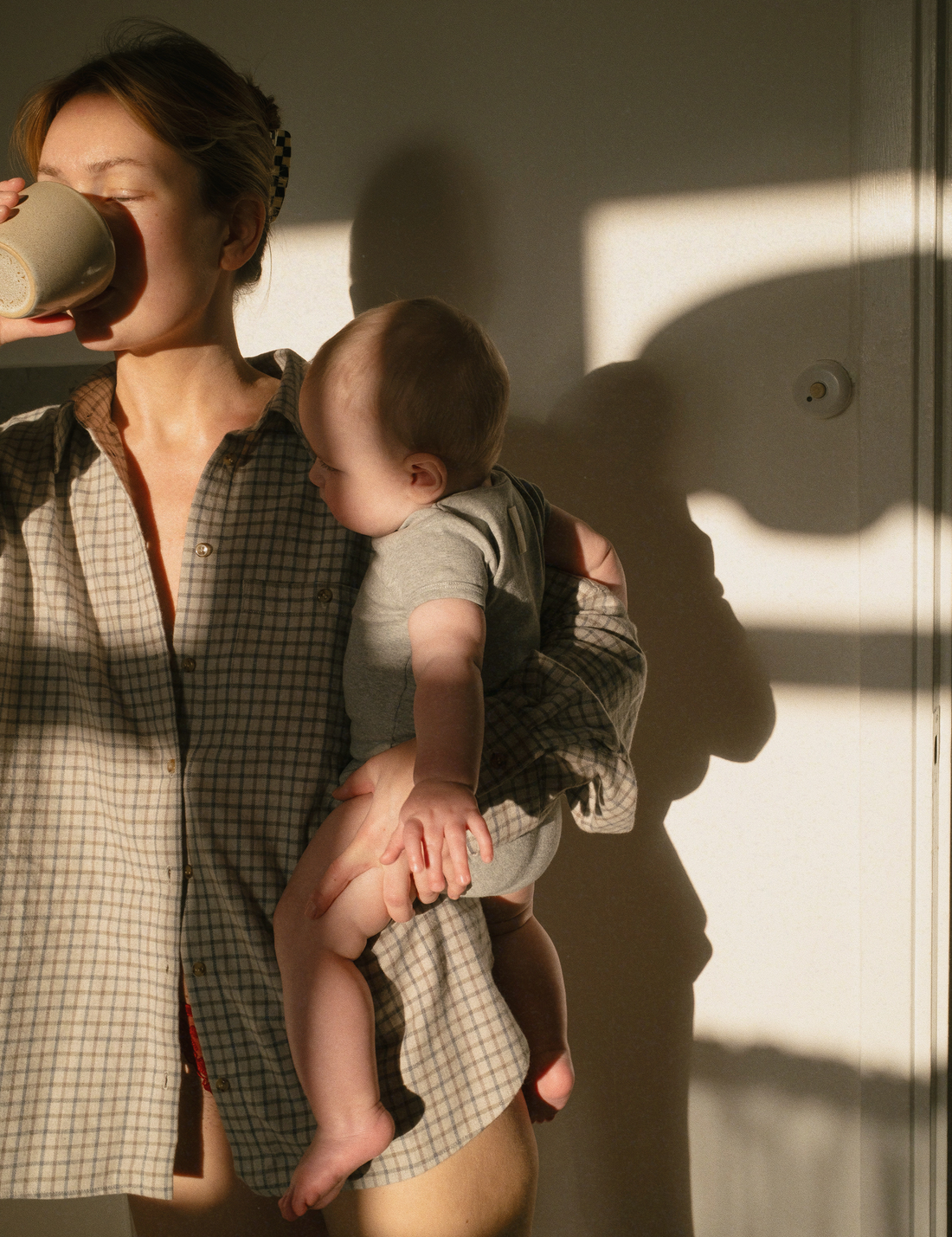 Flannel Check Shirt · oatmeal
