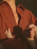 Flannel Check Shirt · red