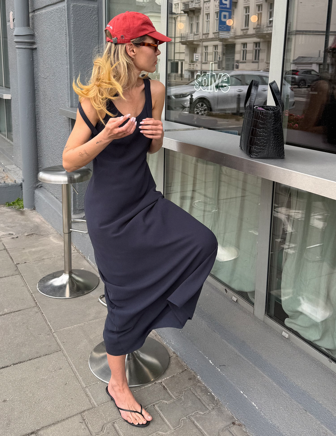 Sonia Dress · graphite