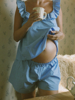 Lusia Top · summer blue