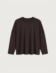 Longsleeve Basic Top · mocca brown