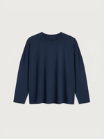 Longsleeve Basic Top · navy blue