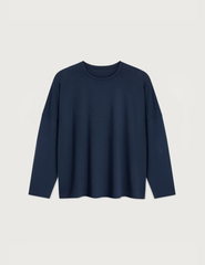 Longsleeve Basic Top · navy blue