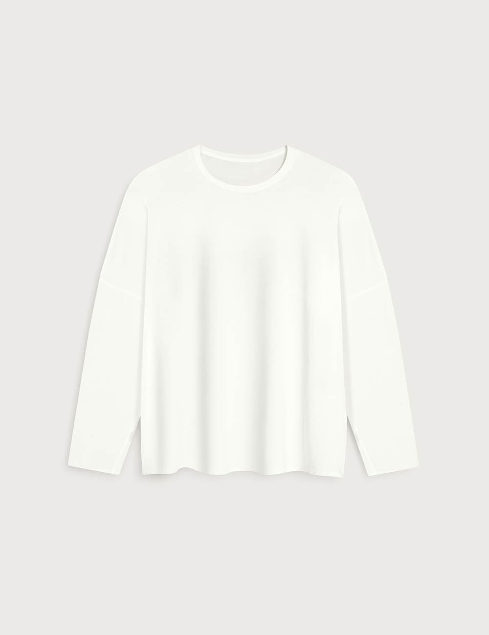 Longsleeve Basic Top · creamy white