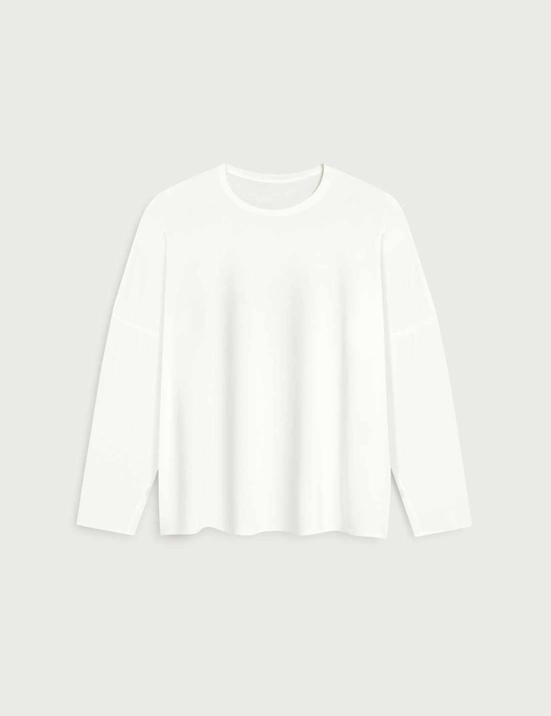 Longsleeve Basic Top · creamy white