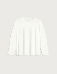 Longsleeve Basic Top · creamy white
