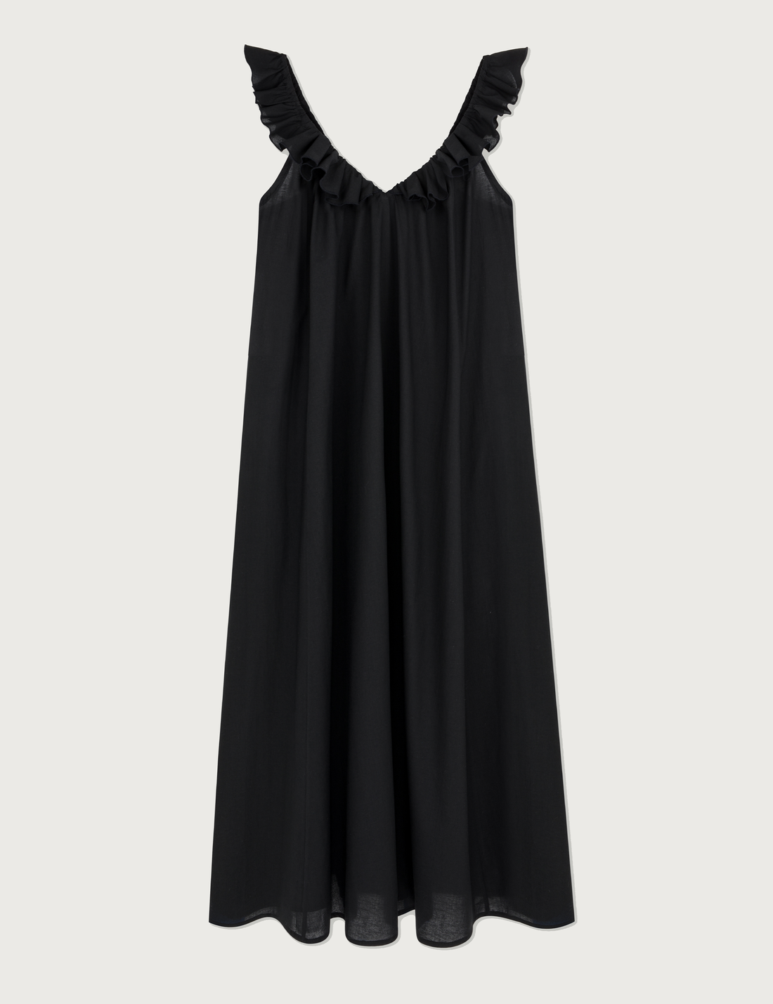 Lusia Midi Dress · soft black