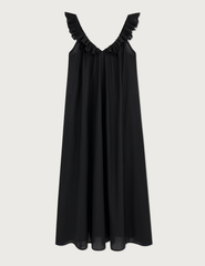 Lusia Midi Dress · soft black