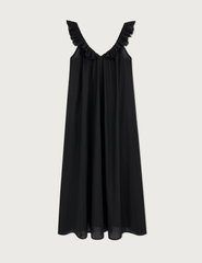 Lusia Midi Dress · soft black