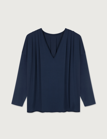 Longsleeve Nursing Top · navy blue