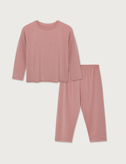 PJ Set · dusty rose
