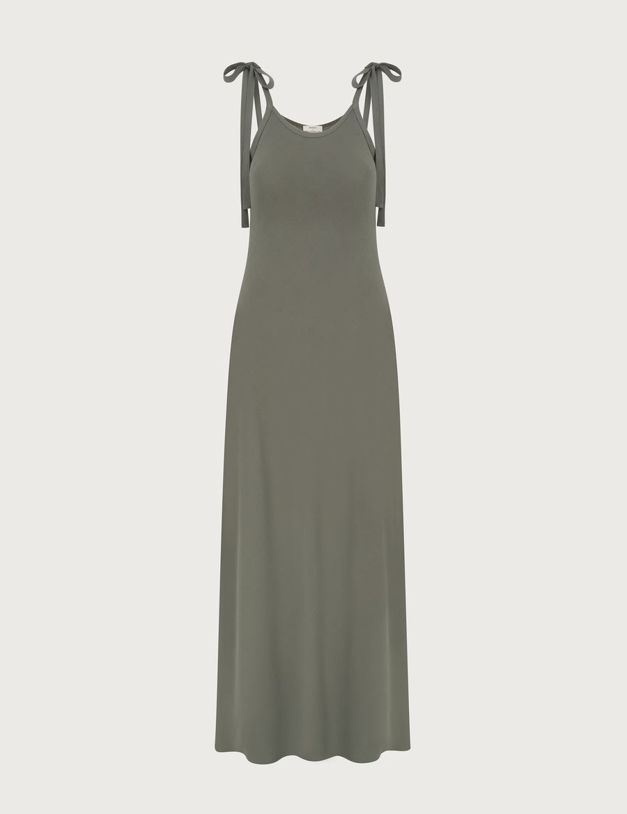 Sonia Dress · khaki green