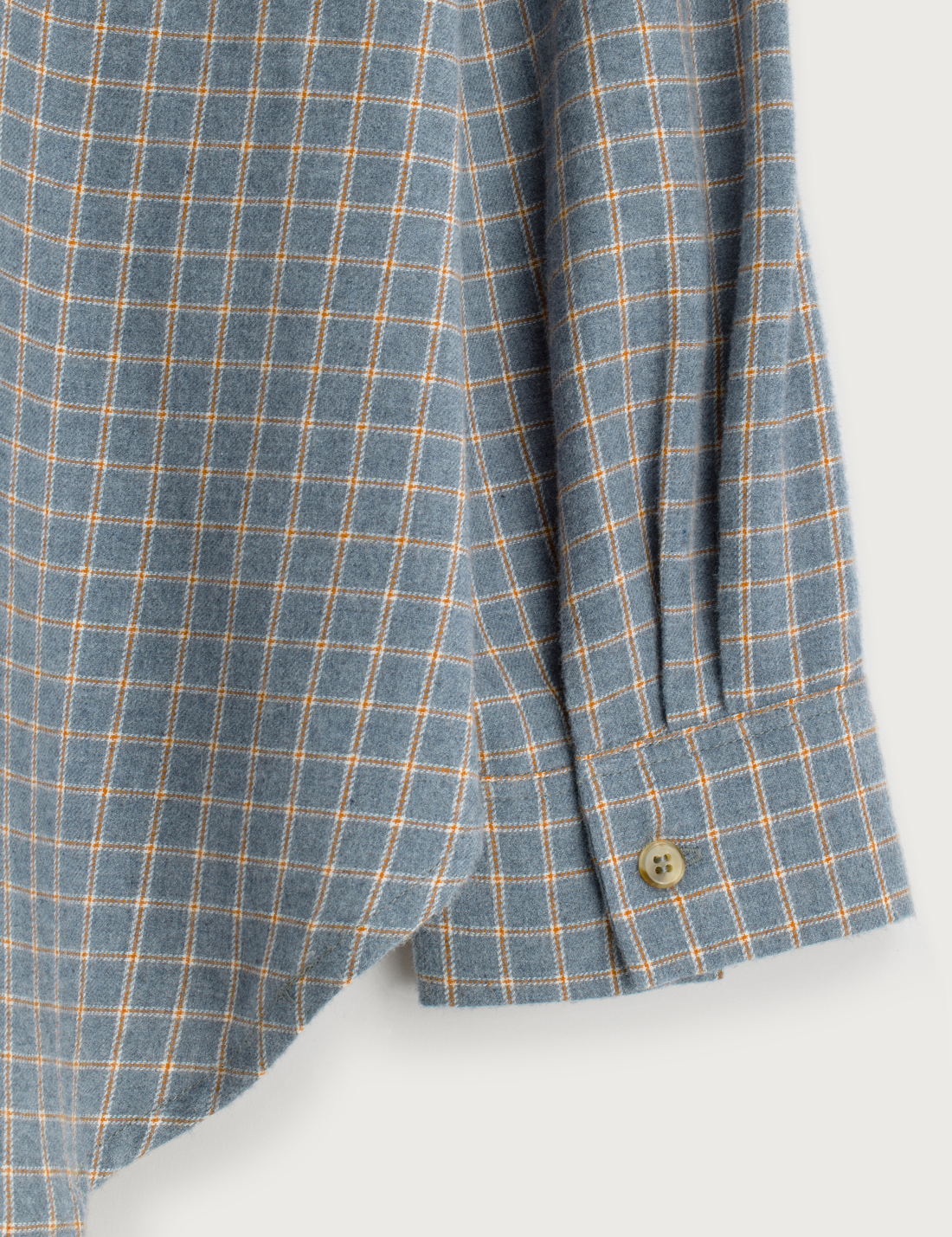 Flannel Check Shirt · blue-grey