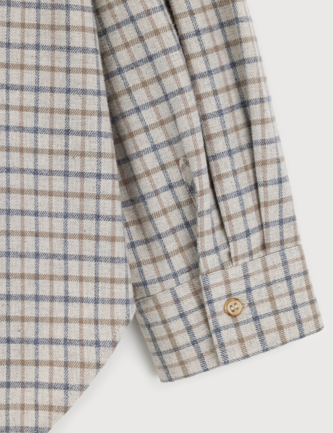 Flannel Check Shirt · oatmeal
