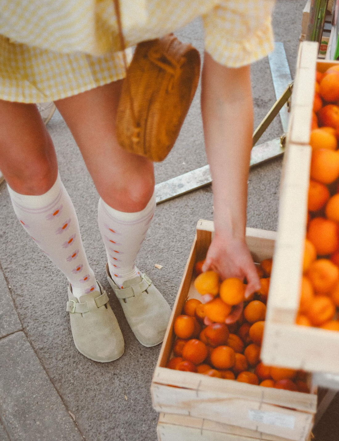 Compression socks · daisies