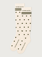 Compression socks · green hearts